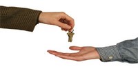 Handing over keys to property